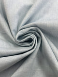 Cotton/Poly Plain Weave - Heather Light Blue