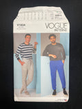 2021 Vogue 1854 Sewing Pattern - Jogger Pants FACTORY FOLDED