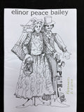 1996 Elinor Peace Bailey Sewing Pattern - For Sophie and Abe 13" Doll and Doll Clothes FACTORY FOLDED