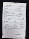 1982 Simplicity 5718 Sewing Pattern - Adult Caftan