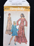 1973 Simplicity 5681 Sewing Pattern - Adult Dresses FACTORY FOLDED