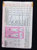 1973 Simplicity 5681 Sewing Pattern - Adult Dresses FACTORY FOLDED