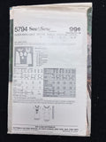 1980's See & Sew 5794 Sewing Pattern - Adult Dresses FACTORY FOLDED