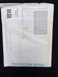 1970's Vogue 1814 Sewing Pattern - Child Dresses FACTORY FOLDED