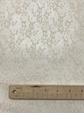 Nylon Floral Lace Vintage - Off White