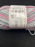Yarn Cotton - Variegated Gray, Burgundy, Aqua, and White