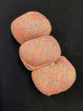 Yarn Cotton/Acrylic - Variegated Pink, Yellow, Blue, and Orange