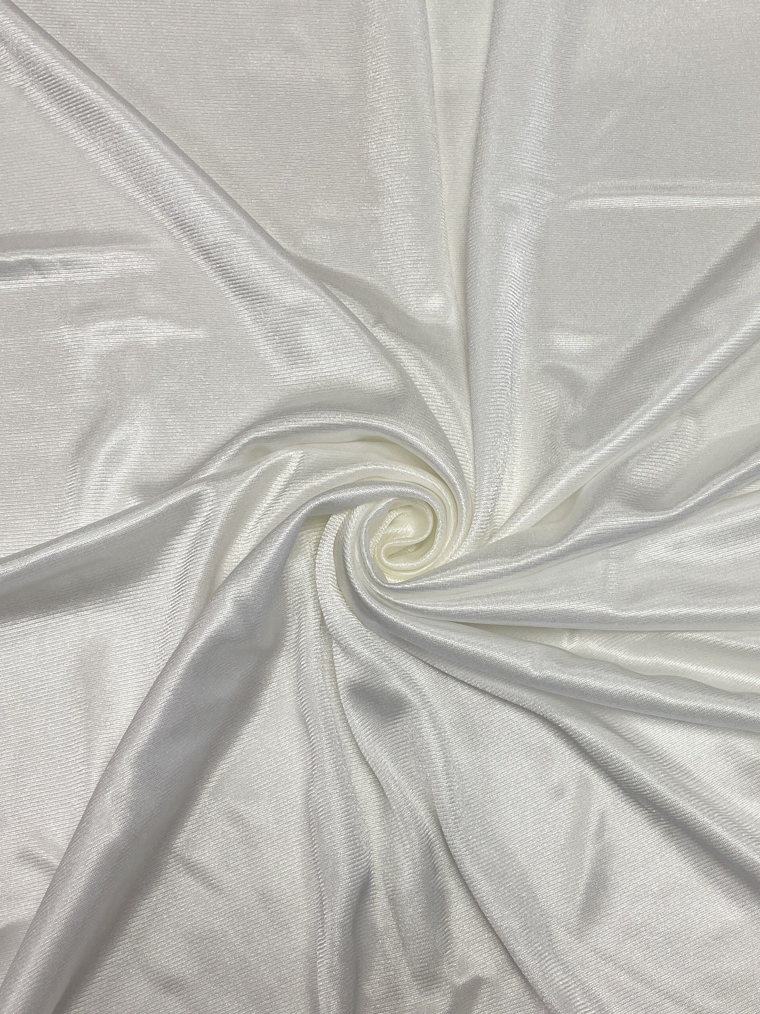 1 3/4 YD Polyester Tricot - Off White