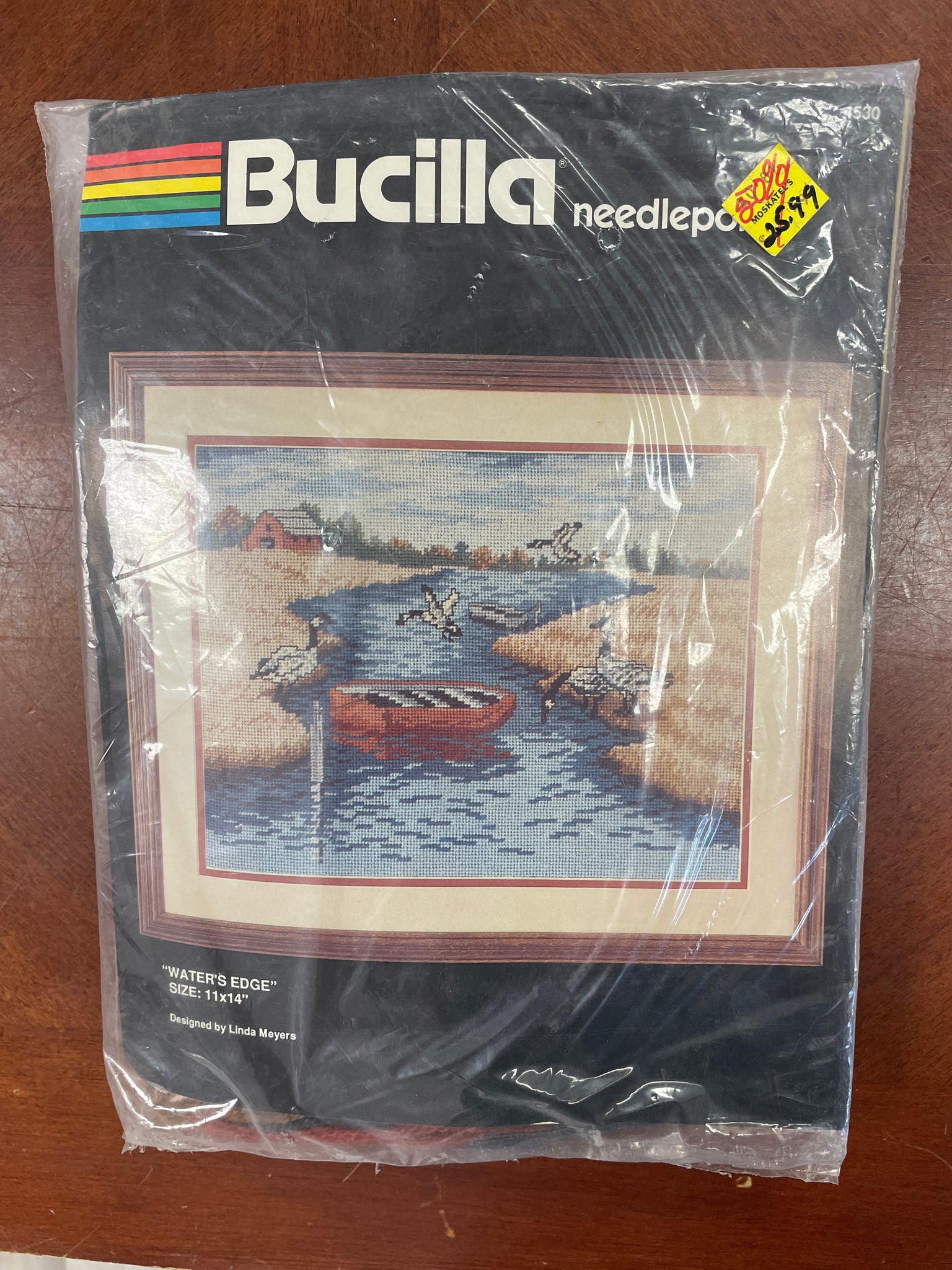 Needlepoint Kit Vintage - "Water's Edge"
