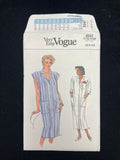 1985 Vogue 9247 Sewing Pattern - Dresses FACTORY FOLDED