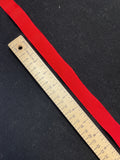 Cotton/Rayon Grosgrain Ribbon Vintage - Red