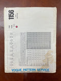 1980's Vogue 1156 Pattern - Dress and Jumpsuit FACTORY FOLDED