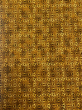 4 5/8 YD Quilting Cotton - Brown and Golden Yellow Swirls