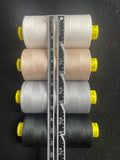 Polyester Gutermann Thread RECYCLED - White, Beige, Gray or Black