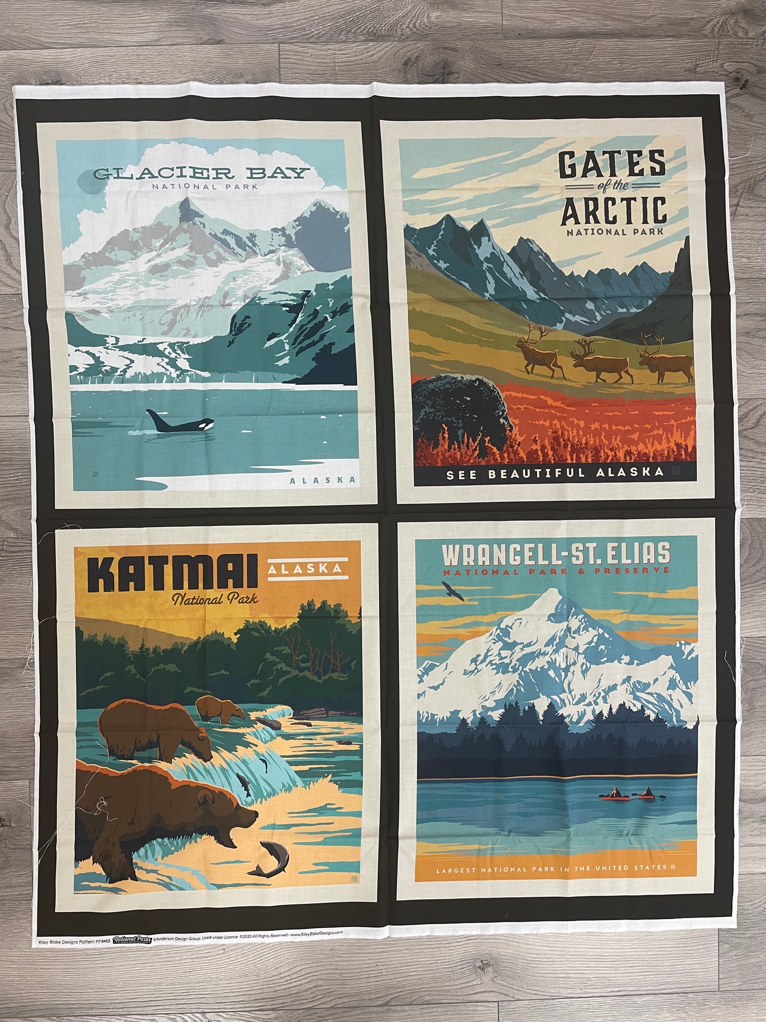 1 YD Quilting Cotton Panel - National Parks
