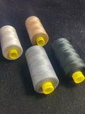 Polyester Gutermann Thread RECYCLED - White, Beige, Gray or Black