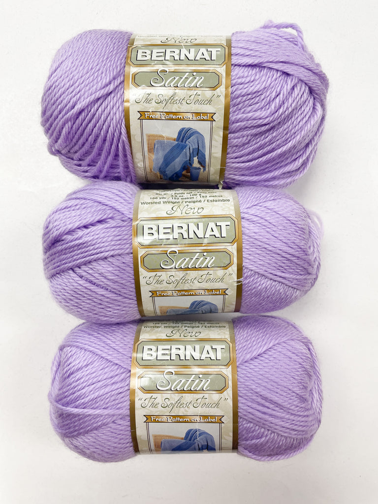 Yarn Acrylic Bundle of 3 - Lavender