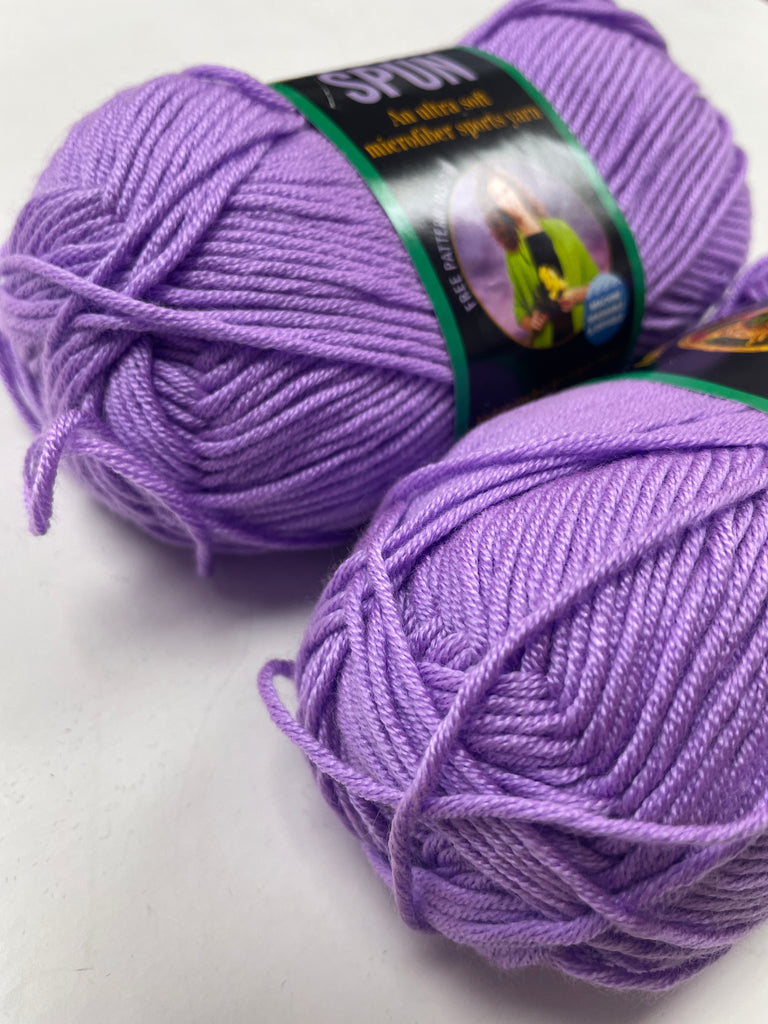 Yarn Acrylic Bundle of 2 - Purple