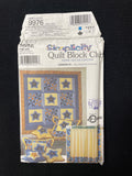 2001 Simplicity 9976 Sewing Pattern - Quilt, Pillows and Curtains FACTORY FOLDED