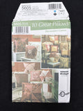 2003 Simplicity 5605 Sewing Pattern - Pillows FACTORY FOLDED
