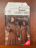2021 Simplicity 10999 Sewing Pattern - Fantasy Cosplay Plague Doctor FACTORY FOLDED