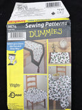2001 Simplicity 9876 Sewing Pattern - Table Linens and Chair Cushion FACTORY FOLDED