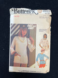 1980's Butterick 4922 Sewing Pattern - Pullover Knit Top