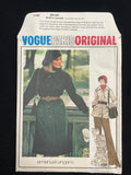 1970s Vogue 1126 Sewing Pattern - Adult Coat FACTORY FOLDED