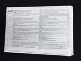 2006 Simplicity 4202 Sewing Pattern - Baby Accessories FACTORY FOLDED