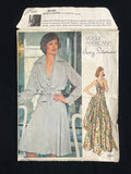 1970s Vogue 1117 Sewing Pattern - Adult Evening Dress and Jacket FACTORY FOLDED