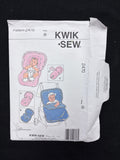 2000s Kwik Sew 2470 Sewing Pattern - Baby Carseat Cover FACTORY FOLDED