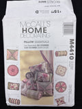 2004 McCall's 4410 Sewing Pattern - Pillows FACTORY FOLDED