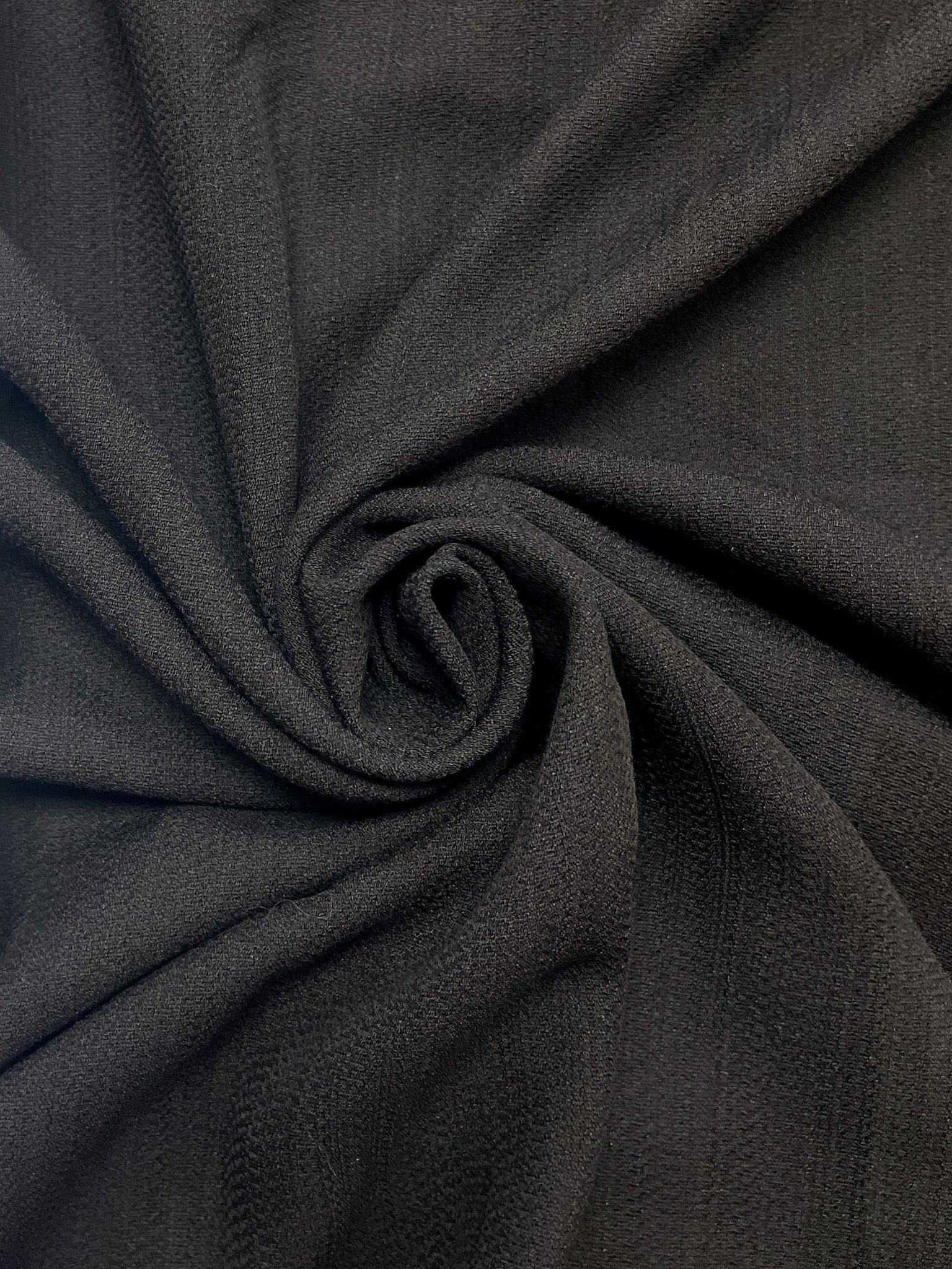 2 YD Nylon - Black with Textured Self Stripe