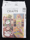 2002 McCall's 3838 Sewing Pattern - Holiday Table Linens FACTORY FOLDED