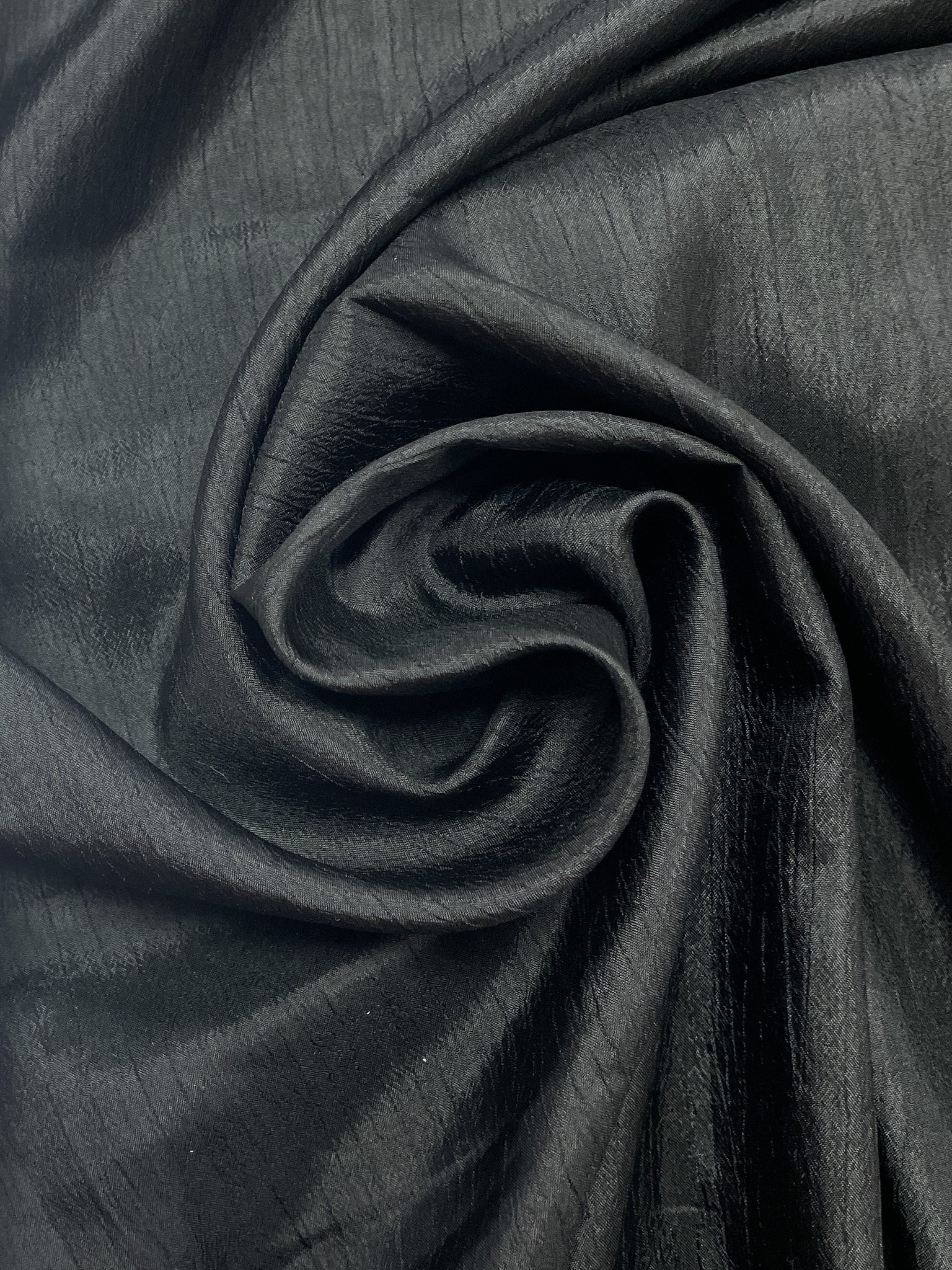 2 3/4 YD Nylon Crinkle - Black