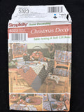 2003 Simplicity 5323 Sewing Pattern - Christmas Table Linens FACTORY FOLDED