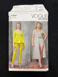 2022 Vogue 1901 Sewing Pattern - Tops, Shorts and Pants FACTORY FOLDED