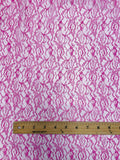 3 YD Nylon Floral Lace - Fuchsia