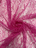 3 YD Nylon Floral Lace - Fuchsia