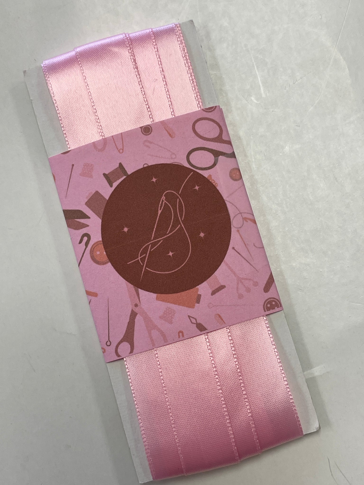 4 3/8 YD Polyester Satin Ribbon - Pink