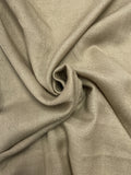 2 5/8 YD Wool/Synthetic Floral Challis - Beige