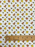 4 3/8 YD Quilting Cotton - Bears, Bees and Hives on White