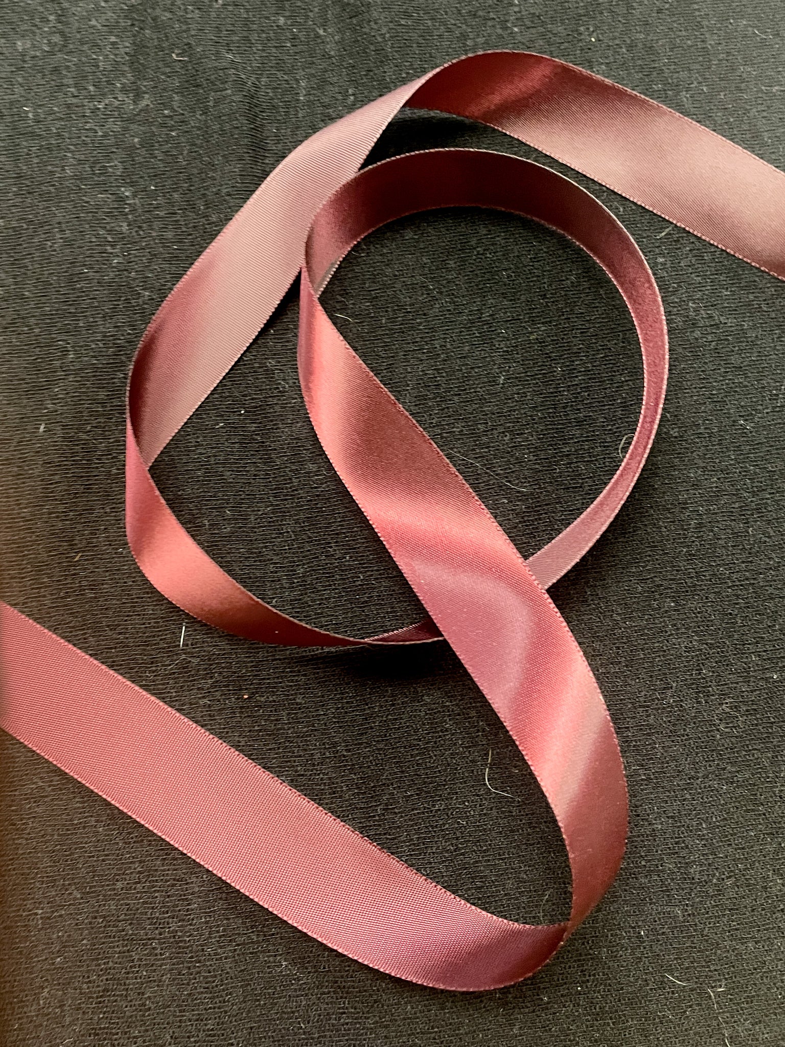Polyester Satin Ribbon 15/16" Wide - Cocoa Brown