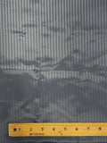 2 1/4 YD Polyester Lining - Gray with Self Stripe