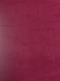 3 3/4 YD Quilting Cotton Calico - Dark Burgundy with Tiny White Dots