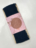 5 YD Nylon Scalloped Lace Trim - Black