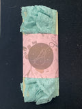 3 YD Polyester Floral Gathered Lace - Sea Foam Green