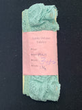 3 YD Polyester Floral Gathered Lace - Sea Foam Green