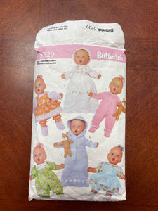 1997 Butterick 5229 Sewing Pattern - Baby Doll Wardrobe