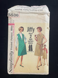 1964 Simplicity 5536 Sewing Pattern - Dress or Jumper